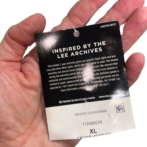 Lee Women's Size XL Crew Neck T-Shirt Top NWT H.D.Lee For the Many Not the Few - Picture 7 of 7